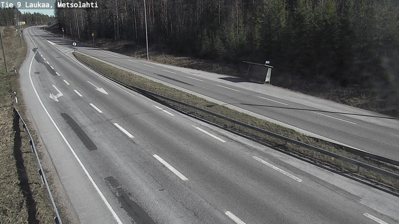Weather Camera Image Väg 9 Laukaa, Metsolahti, Laukaa, Keski-Suomi