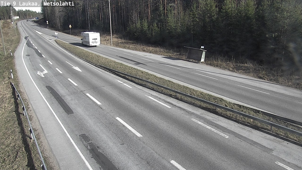 Weather Camera Image Väg 9 Laukaa, Metsolahti, Laukaa, Keski-Suomi