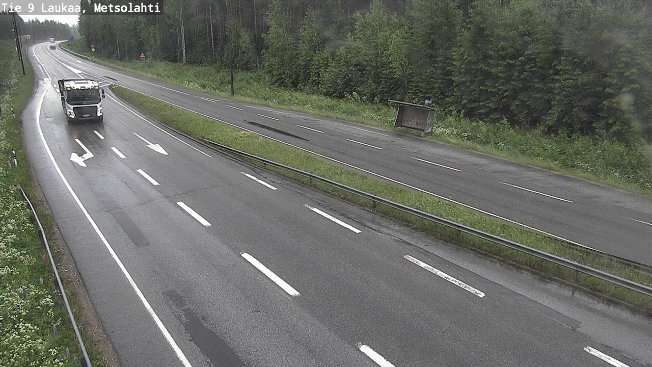 Weather Camera Image Väg 9 Laukaa, Metsolahti, Laukaa, Keski-Suomi