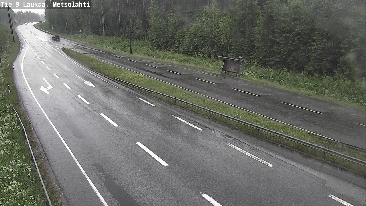 Weather Camera Image Väg 9 Laukaa, Metsolahti, Laukaa, Keski-Suomi
