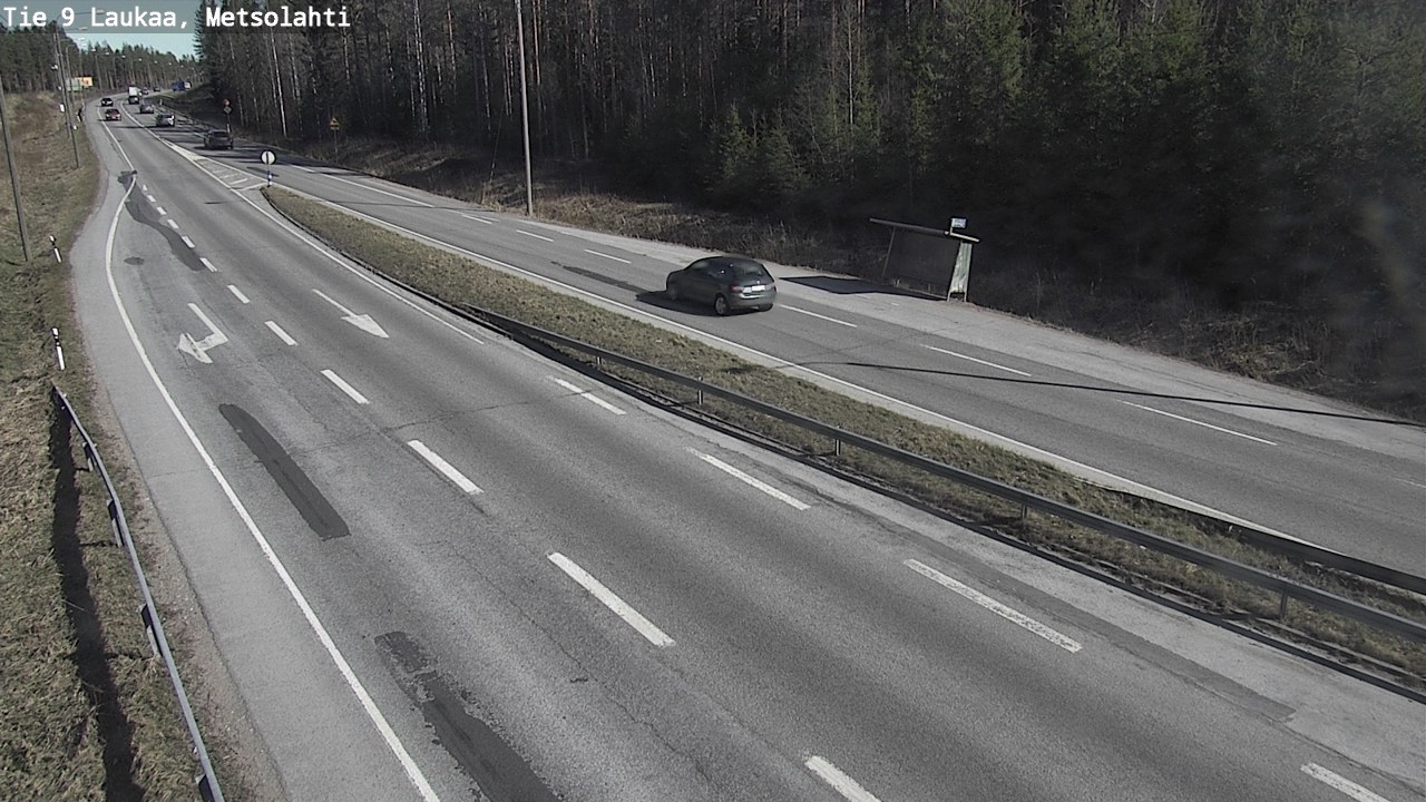 Weather Camera Image Väg 9 Laukaa, Metsolahti, Laukaa, Keski-Suomi