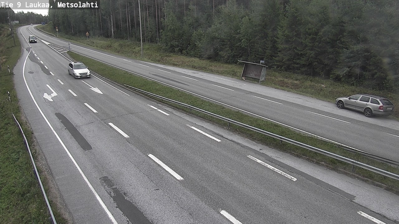 Weather Camera Image Väg 9 Laukaa, Metsolahti, Laukaa, Keski-Suomi