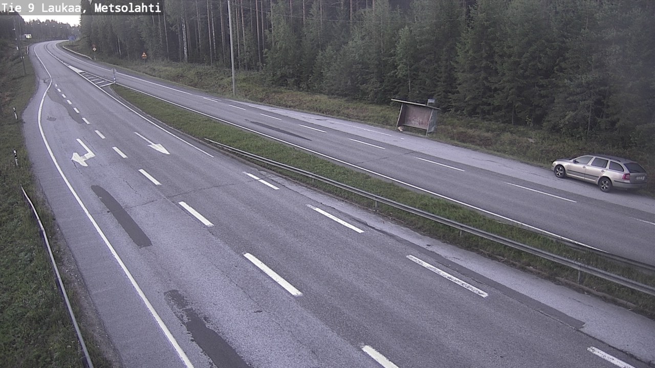 Weather Camera Image Väg 9 Laukaa, Metsolahti, Laukaa, Keski-Suomi
