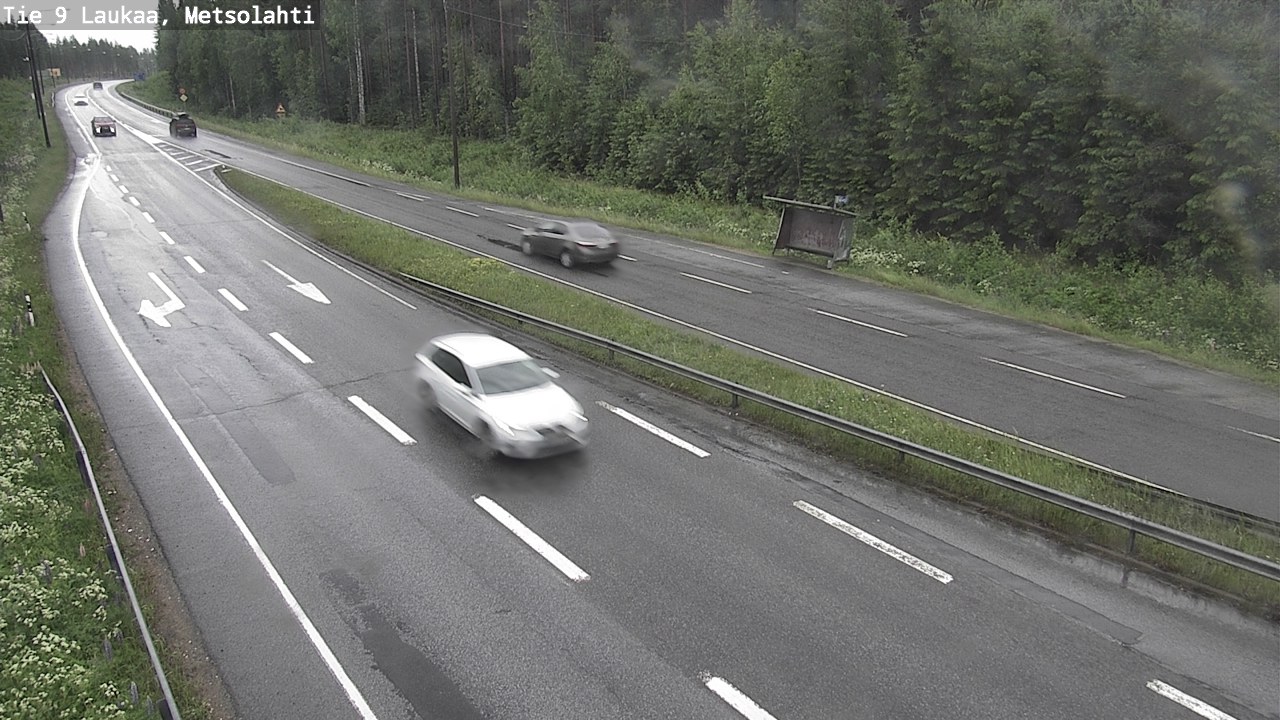 Weather Camera Image Väg 9 Laukaa, Metsolahti, Laukaa, Keski-Suomi
