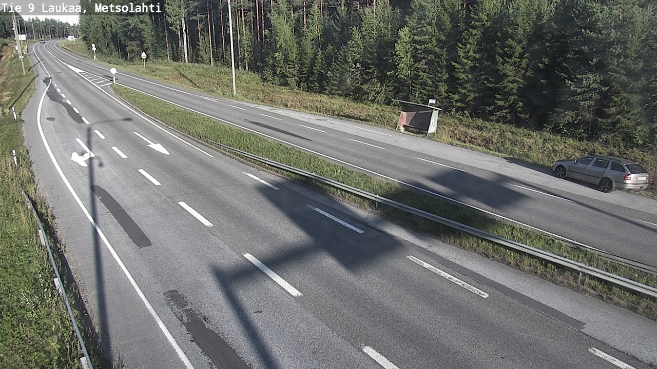 Weather Camera Image Väg 9 Laukaa, Metsolahti, Laukaa, Keski-Suomi