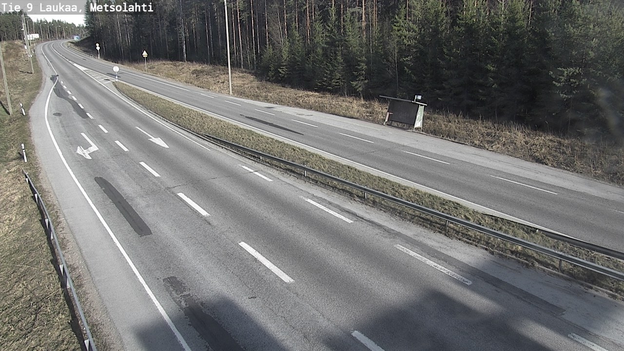 Weather Camera Image Väg 9 Laukaa, Metsolahti, Laukaa, Keski-Suomi