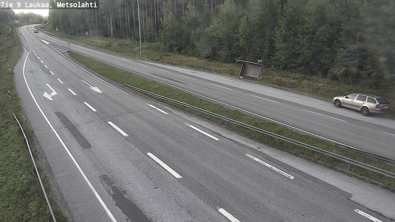 Weather Camera Image Väg 9 Laukaa, Metsolahti, Laukaa, Keski-Suomi