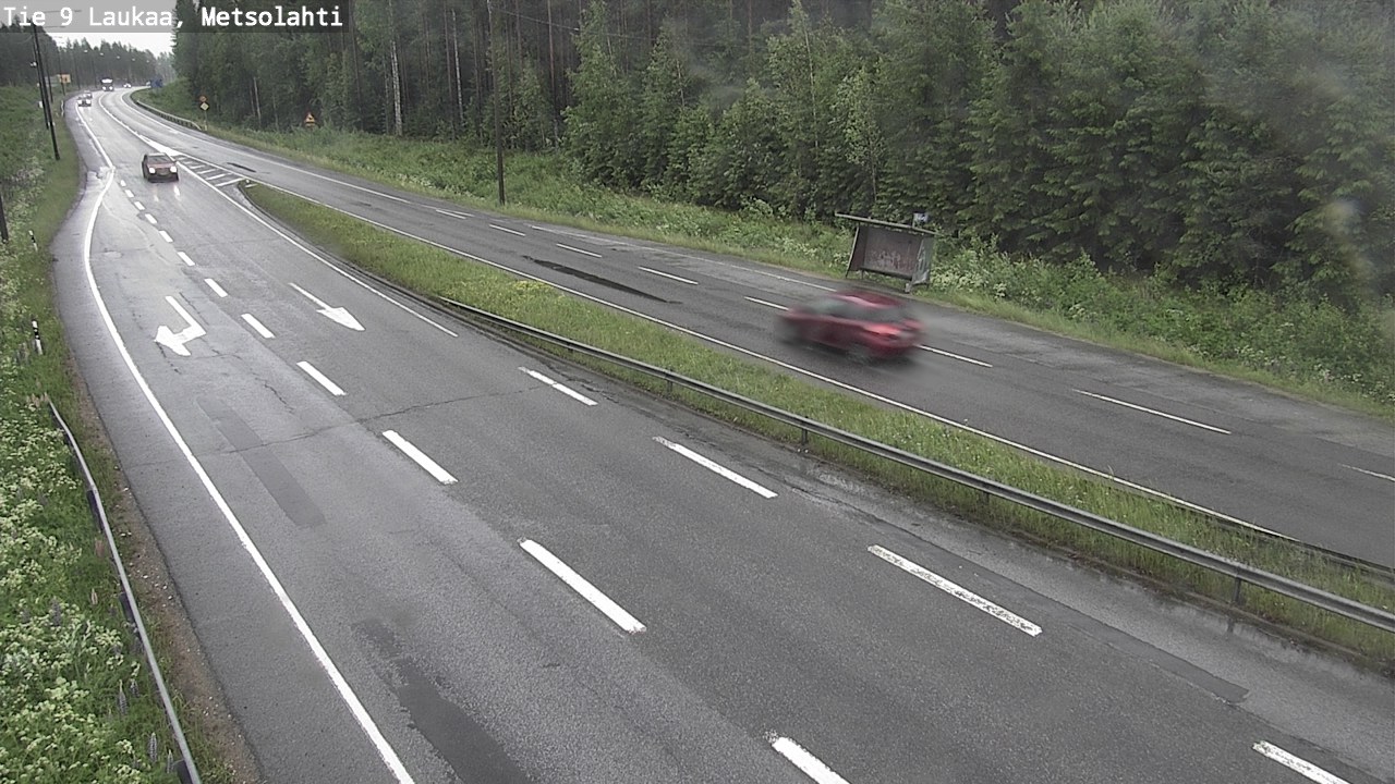 Weather Camera Image Väg 9 Laukaa, Metsolahti, Laukaa, Keski-Suomi