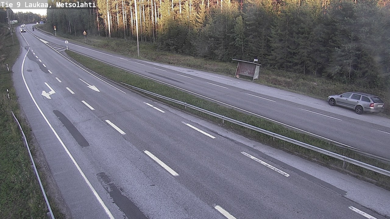Weather Camera Image Väg 9 Laukaa, Metsolahti, Laukaa, Keski-Suomi