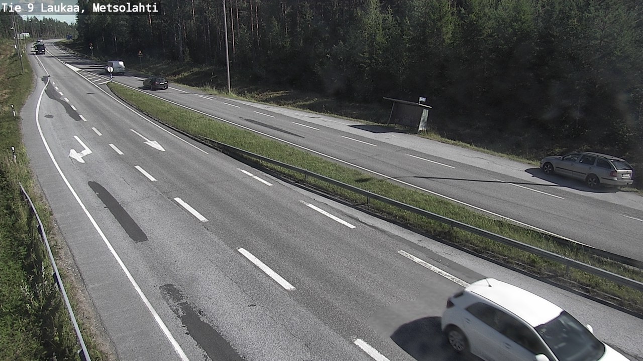 Weather Camera Image Väg 9 Laukaa, Metsolahti, Laukaa, Keski-Suomi