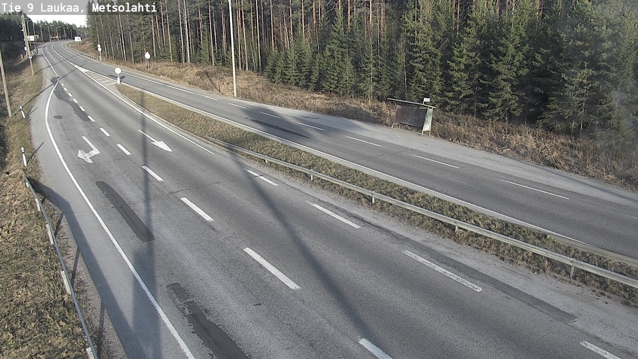 Weather Camera Image Väg 9 Laukaa, Metsolahti, Laukaa, Keski-Suomi