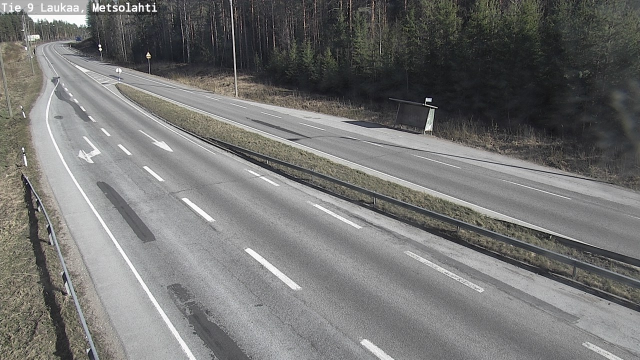 Weather Camera Image Väg 9 Laukaa, Metsolahti, Laukaa, Keski-Suomi