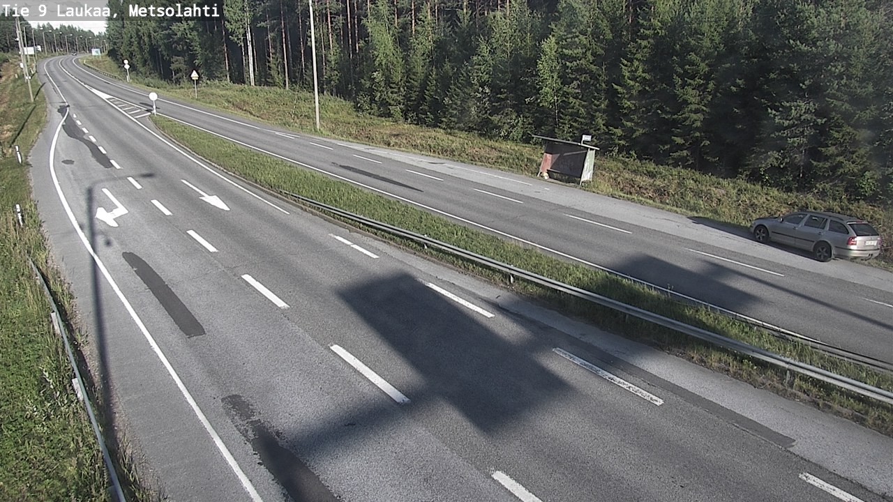 Weather Camera Image Väg 9 Laukaa, Metsolahti, Laukaa, Keski-Suomi