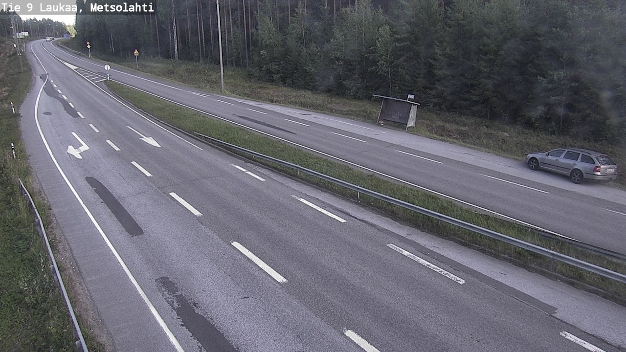 Weather Camera Image Väg 9 Laukaa, Metsolahti, Laukaa, Keski-Suomi