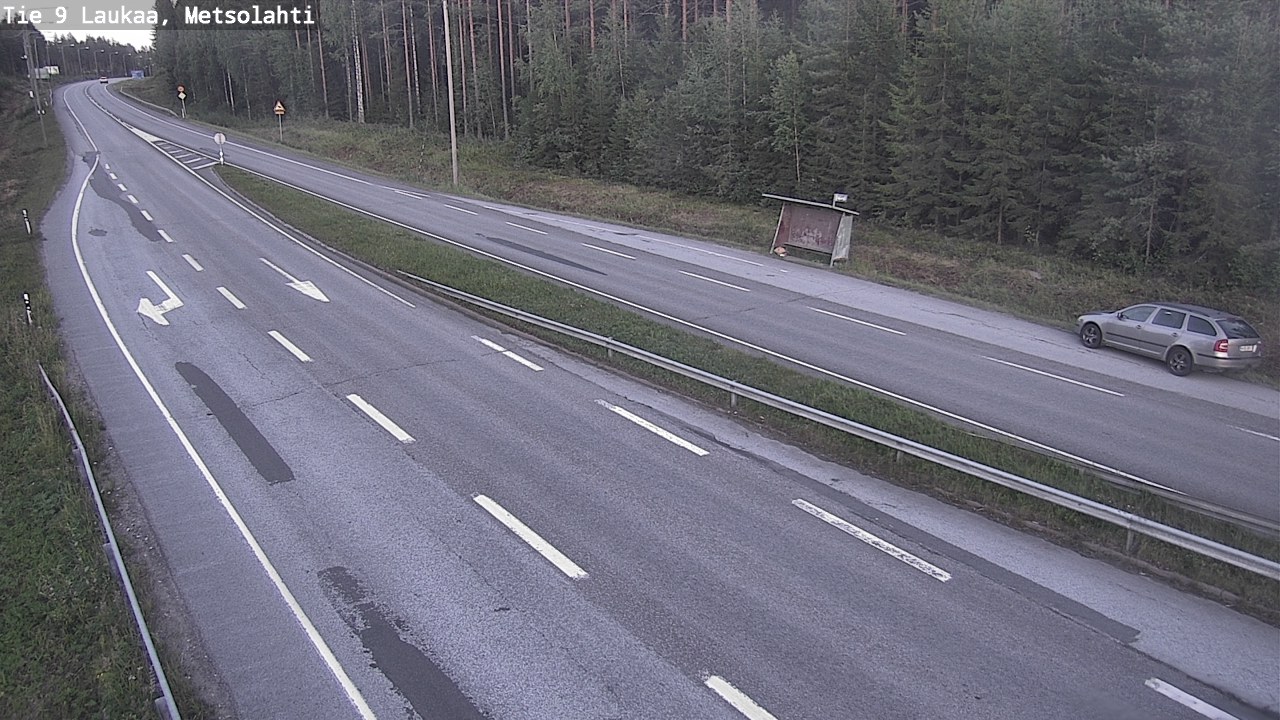 Weather Camera Image Väg 9 Laukaa, Metsolahti, Laukaa, Keski-Suomi