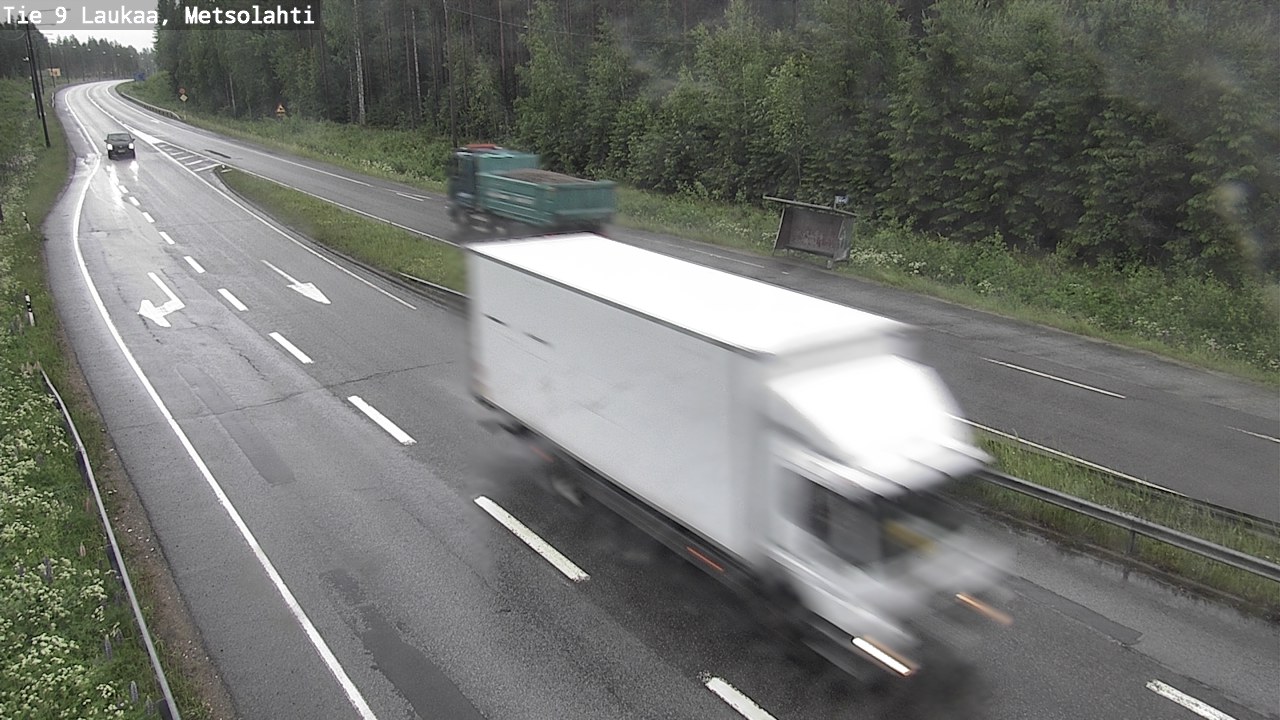 Weather Camera Image Väg 9 Laukaa, Metsolahti, Laukaa, Keski-Suomi