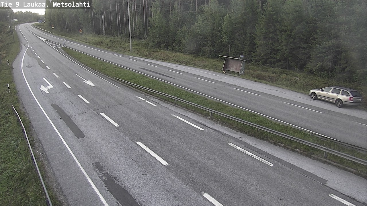Weather Camera Image Väg 9 Laukaa, Metsolahti, Laukaa, Keski-Suomi