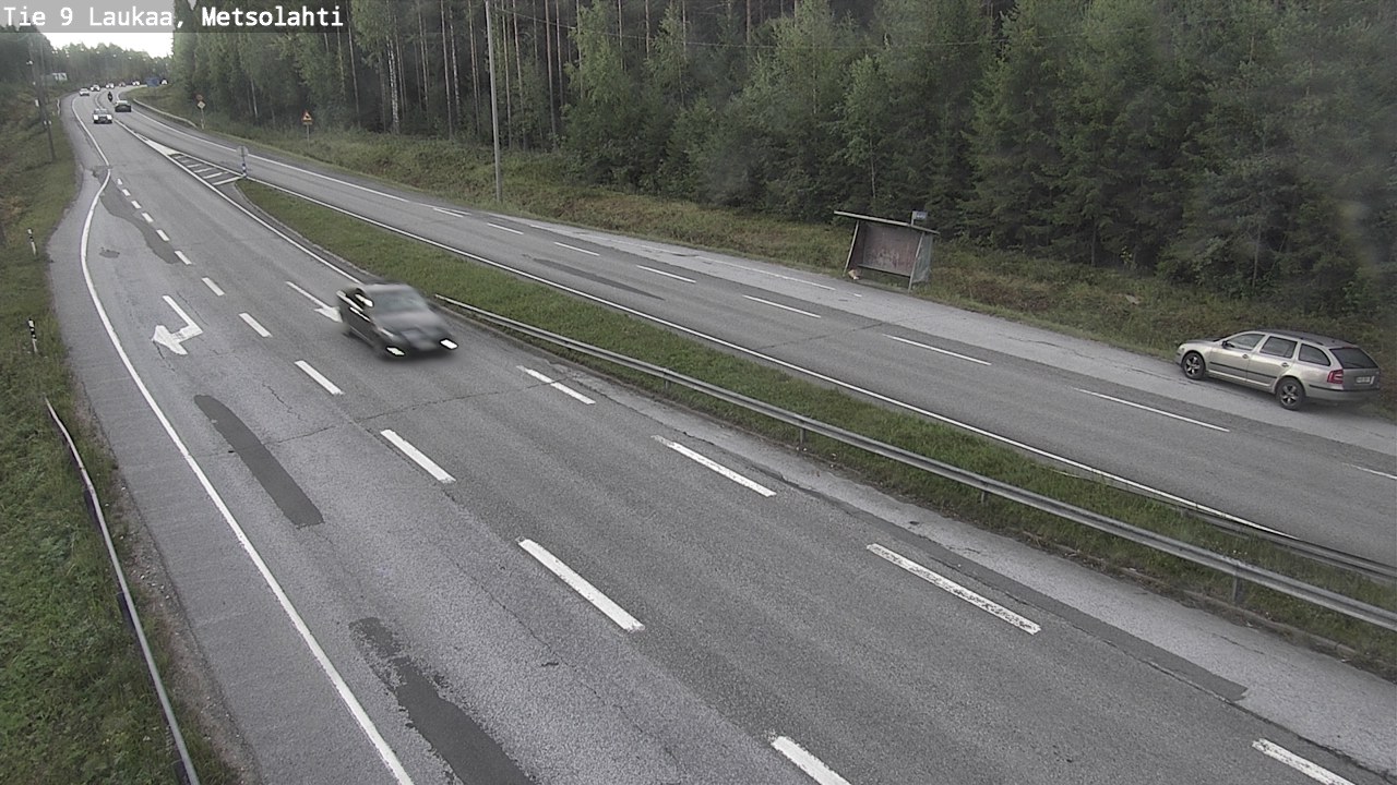 Weather Camera Image Väg 9 Laukaa, Metsolahti, Laukaa, Keski-Suomi