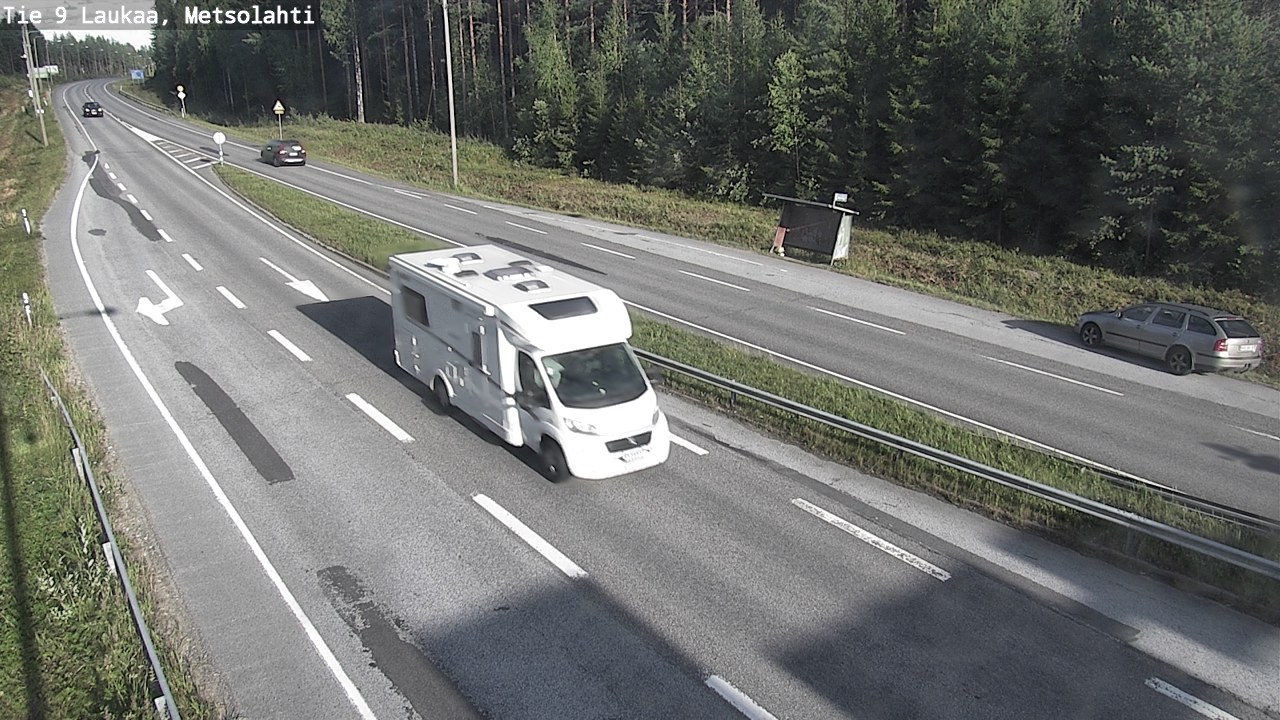 Weather Camera Image Väg 9 Laukaa, Metsolahti, Laukaa, Keski-Suomi