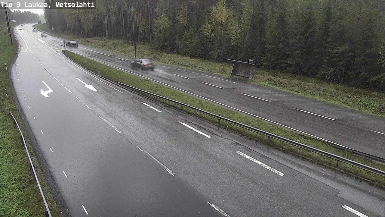 Weather Camera Image Väg 9 Laukaa, Metsolahti, Laukaa, Keski-Suomi