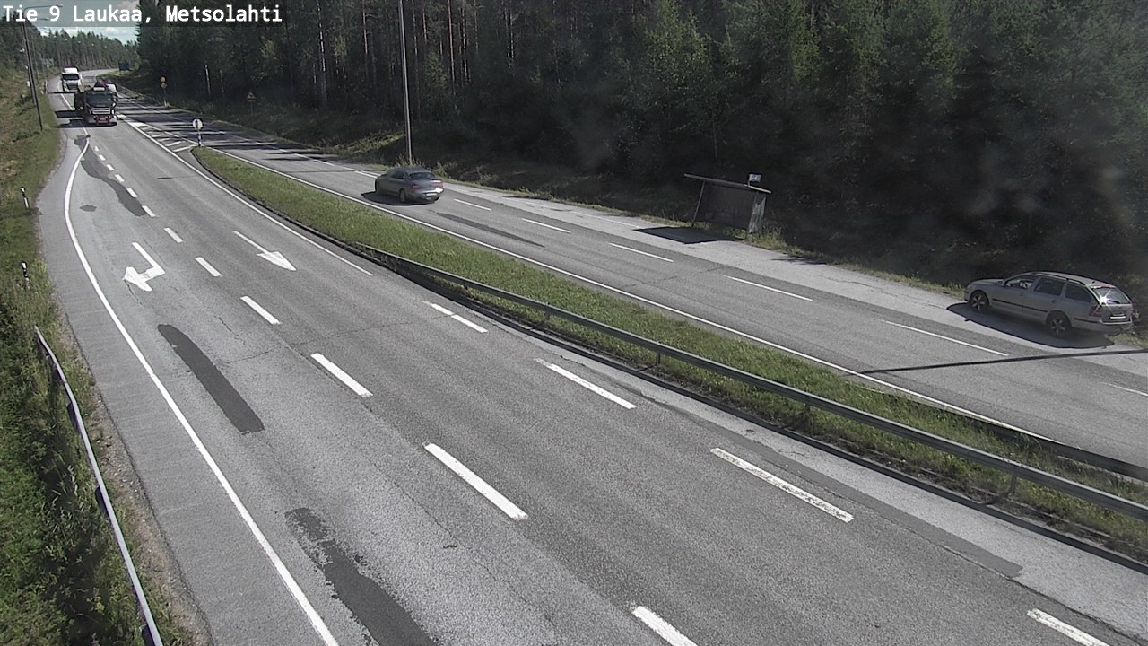 Weather Camera Image Väg 9 Laukaa, Metsolahti, Laukaa, Keski-Suomi