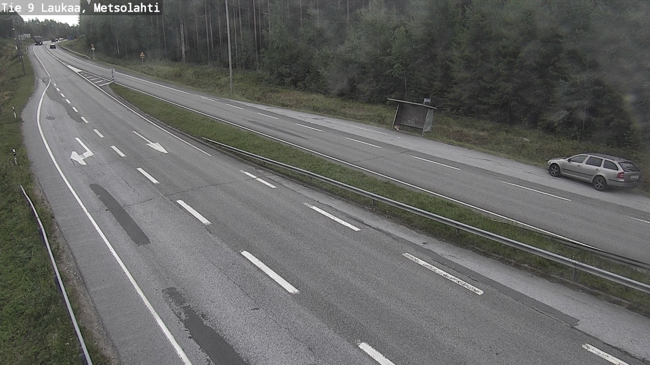 Weather Camera Image Väg 9 Laukaa, Metsolahti, Laukaa, Keski-Suomi