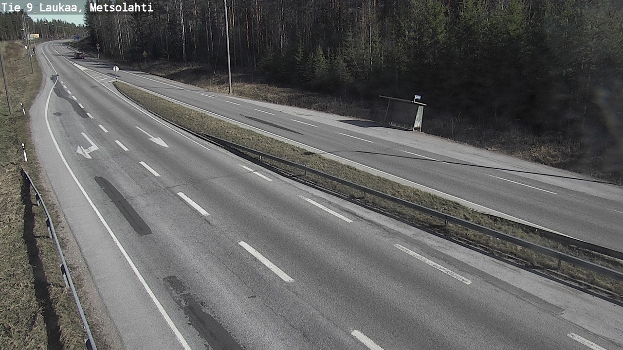 Weather Camera Image Väg 9 Laukaa, Metsolahti, Laukaa, Keski-Suomi
