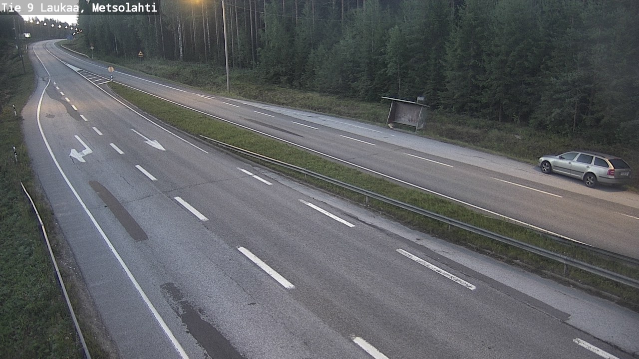 Weather Camera Image Väg 9 Laukaa, Metsolahti, Laukaa, Keski-Suomi