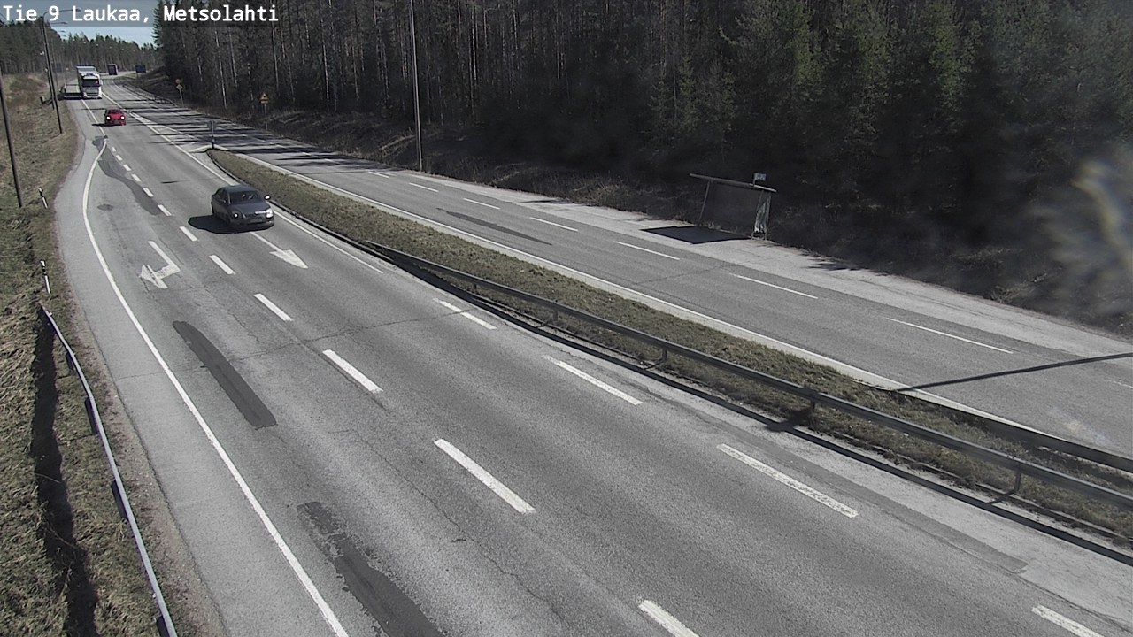 Weather Camera Image Väg 9 Laukaa, Metsolahti, Laukaa, Keski-Suomi