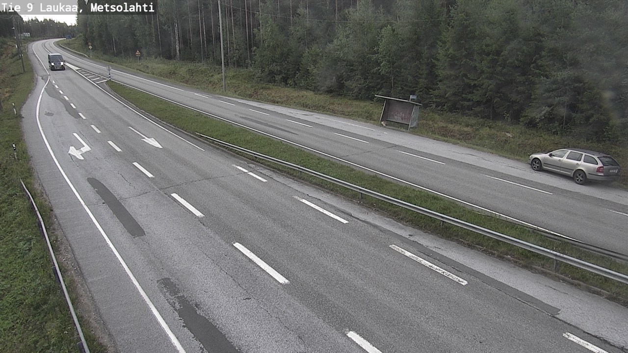 Weather Camera Image Väg 9 Laukaa, Metsolahti, Laukaa, Keski-Suomi