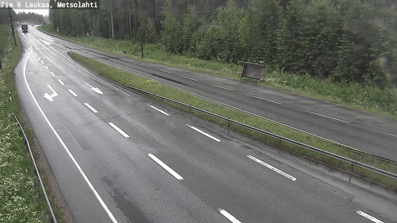 Weather Camera Image Väg 9 Laukaa, Metsolahti, Laukaa, Keski-Suomi