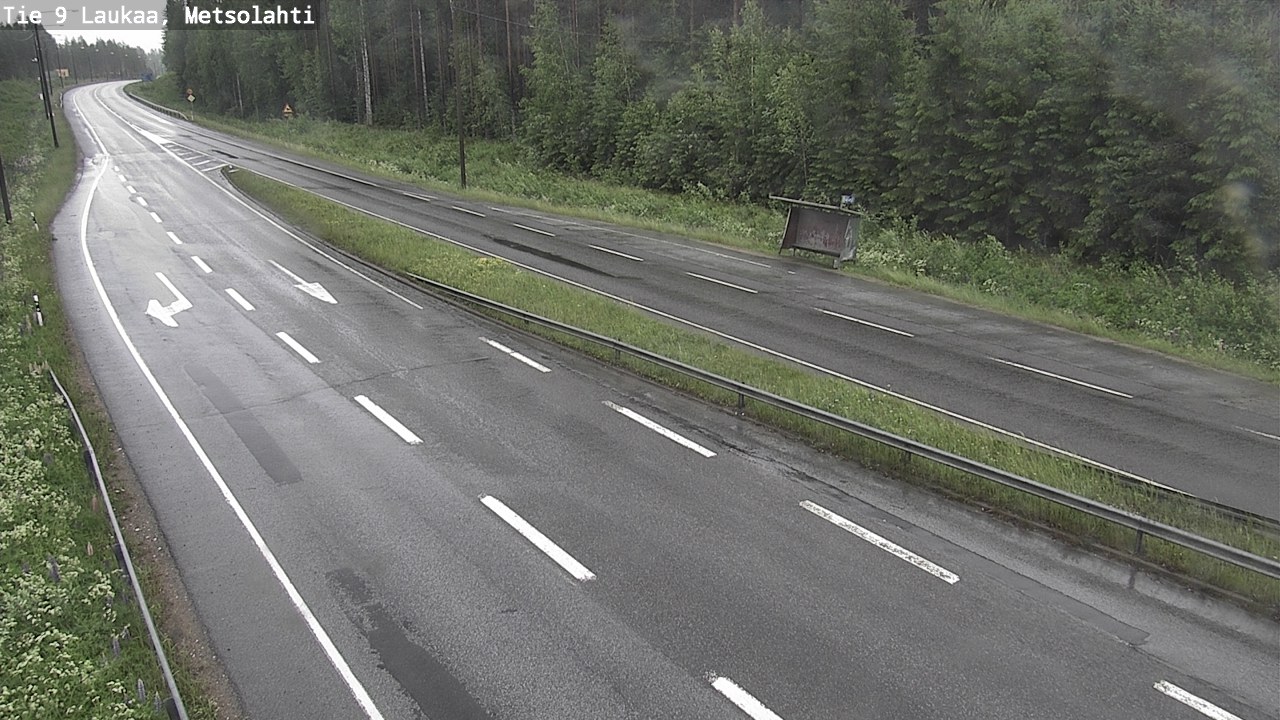 Weather Camera Image Väg 9 Laukaa, Metsolahti, Laukaa, Keski-Suomi