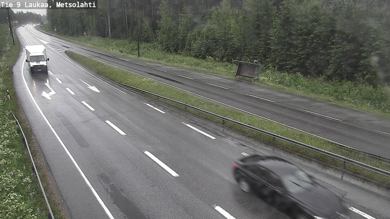 Weather Camera Image Väg 9 Laukaa, Metsolahti, Laukaa, Keski-Suomi