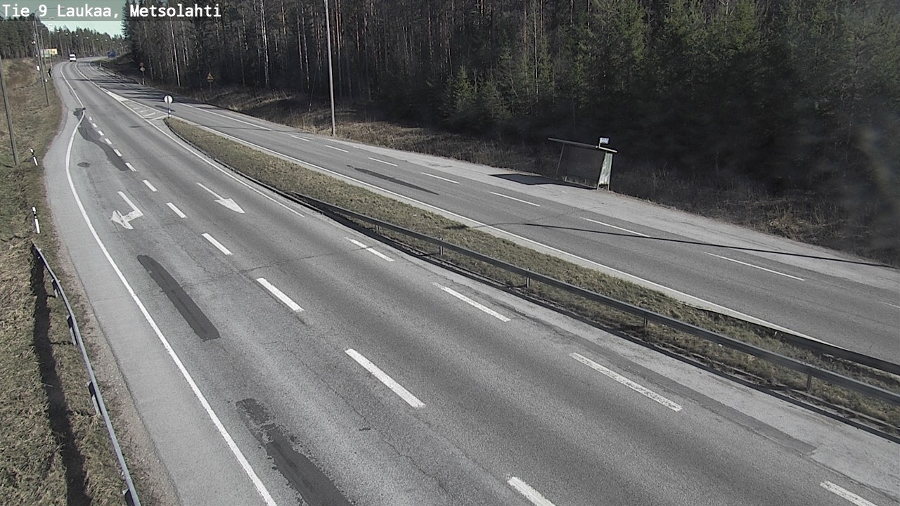 Weather Camera Image Väg 9 Laukaa, Metsolahti, Laukaa, Keski-Suomi