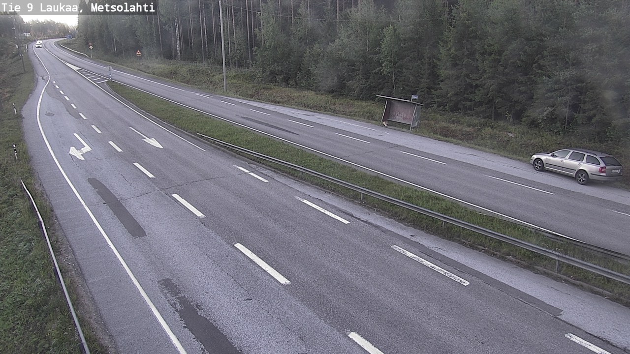 Weather Camera Image Väg 9 Laukaa, Metsolahti, Laukaa, Keski-Suomi