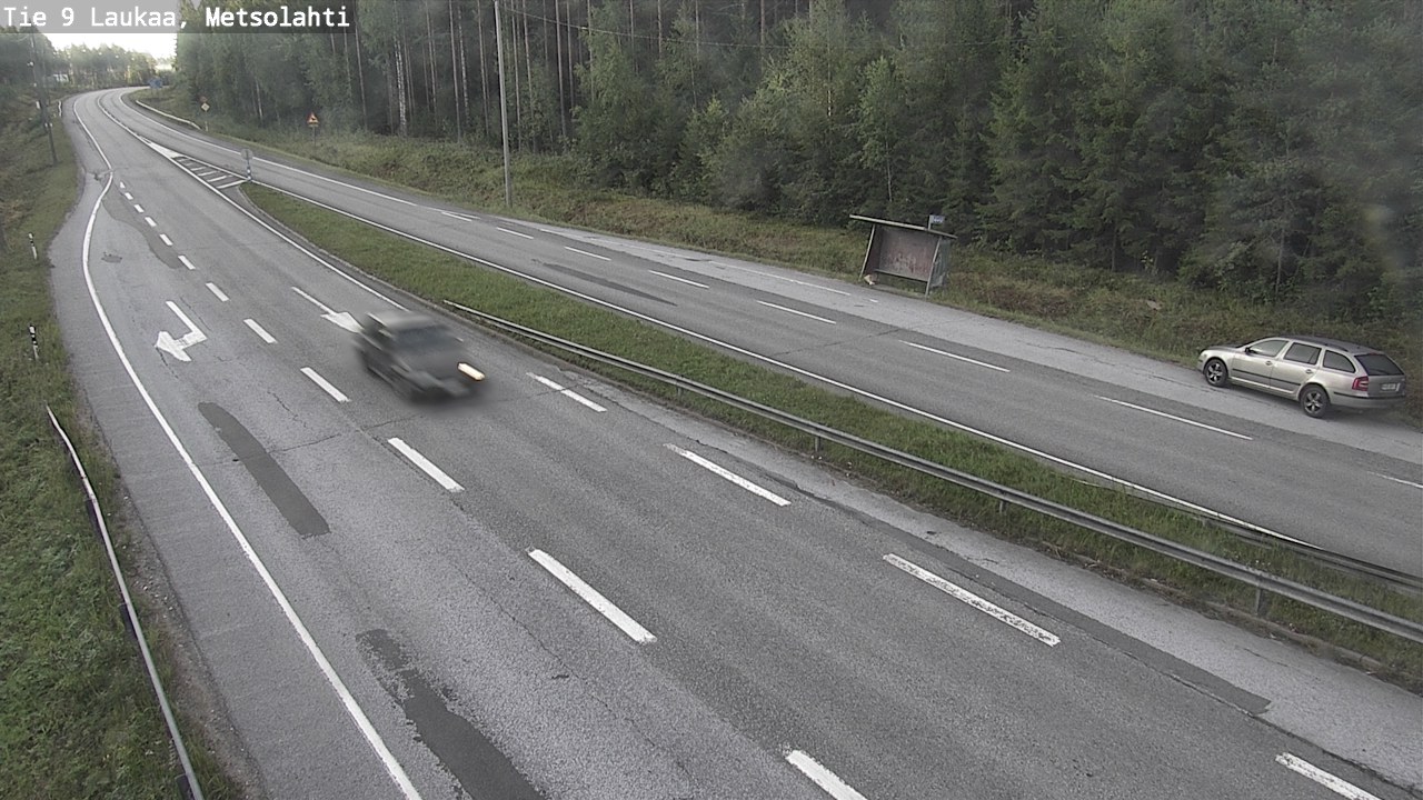 Weather Camera Image Väg 9 Laukaa, Metsolahti, Laukaa, Keski-Suomi