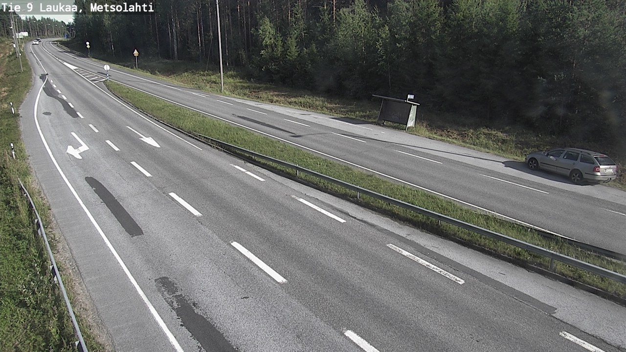 Weather Camera Image Väg 9 Laukaa, Metsolahti, Laukaa, Keski-Suomi