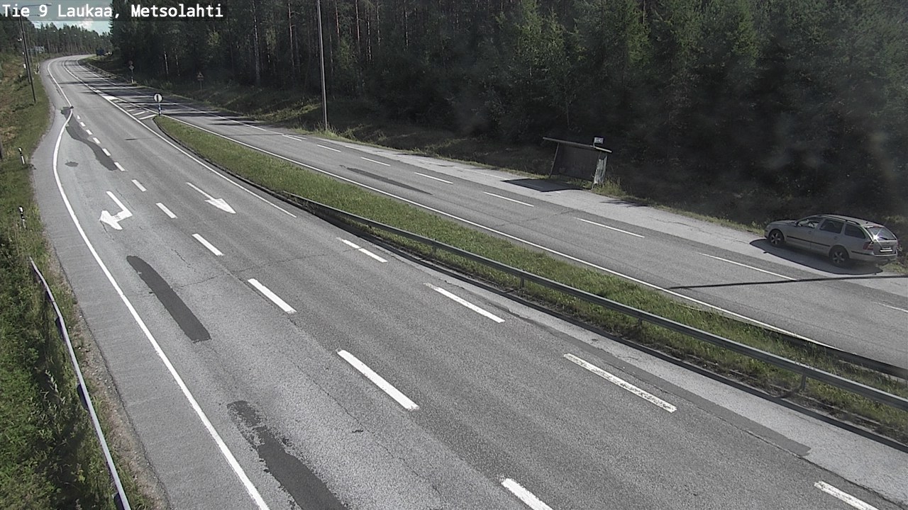 Weather Camera Image Väg 9 Laukaa, Metsolahti, Laukaa, Keski-Suomi