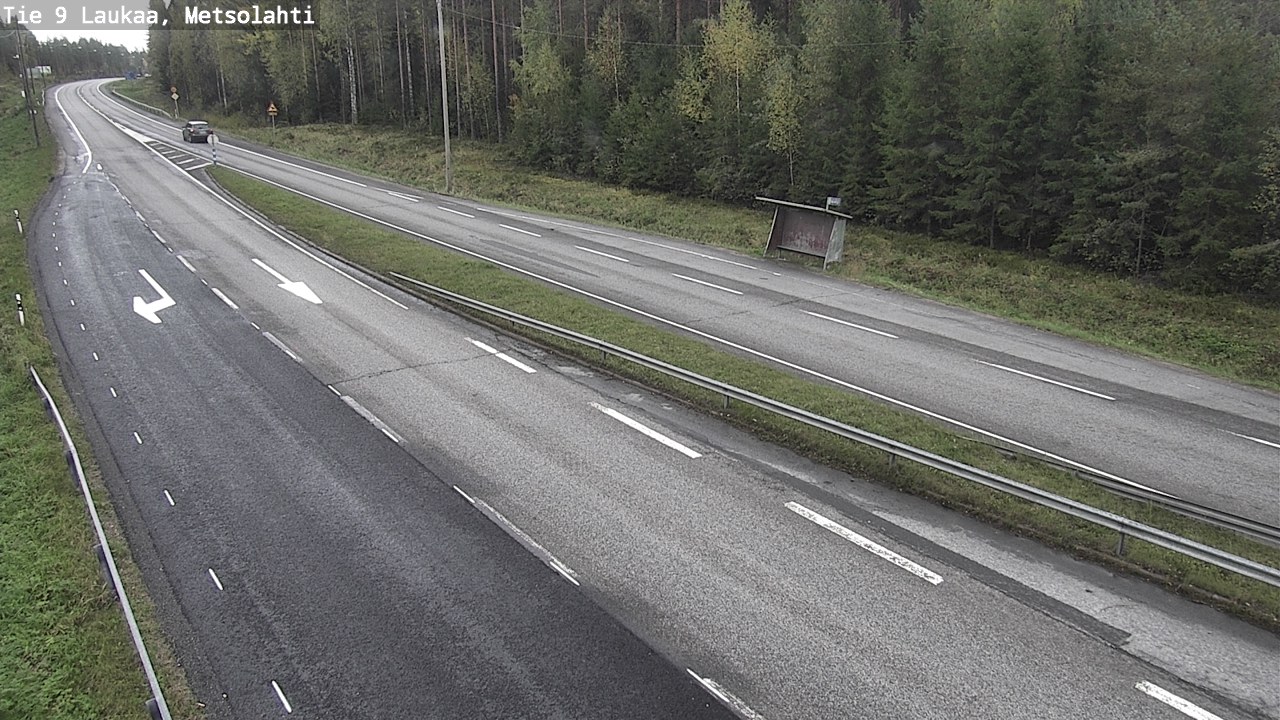 Weather Camera Image Väg 9 Laukaa, Metsolahti, Laukaa, Keski-Suomi