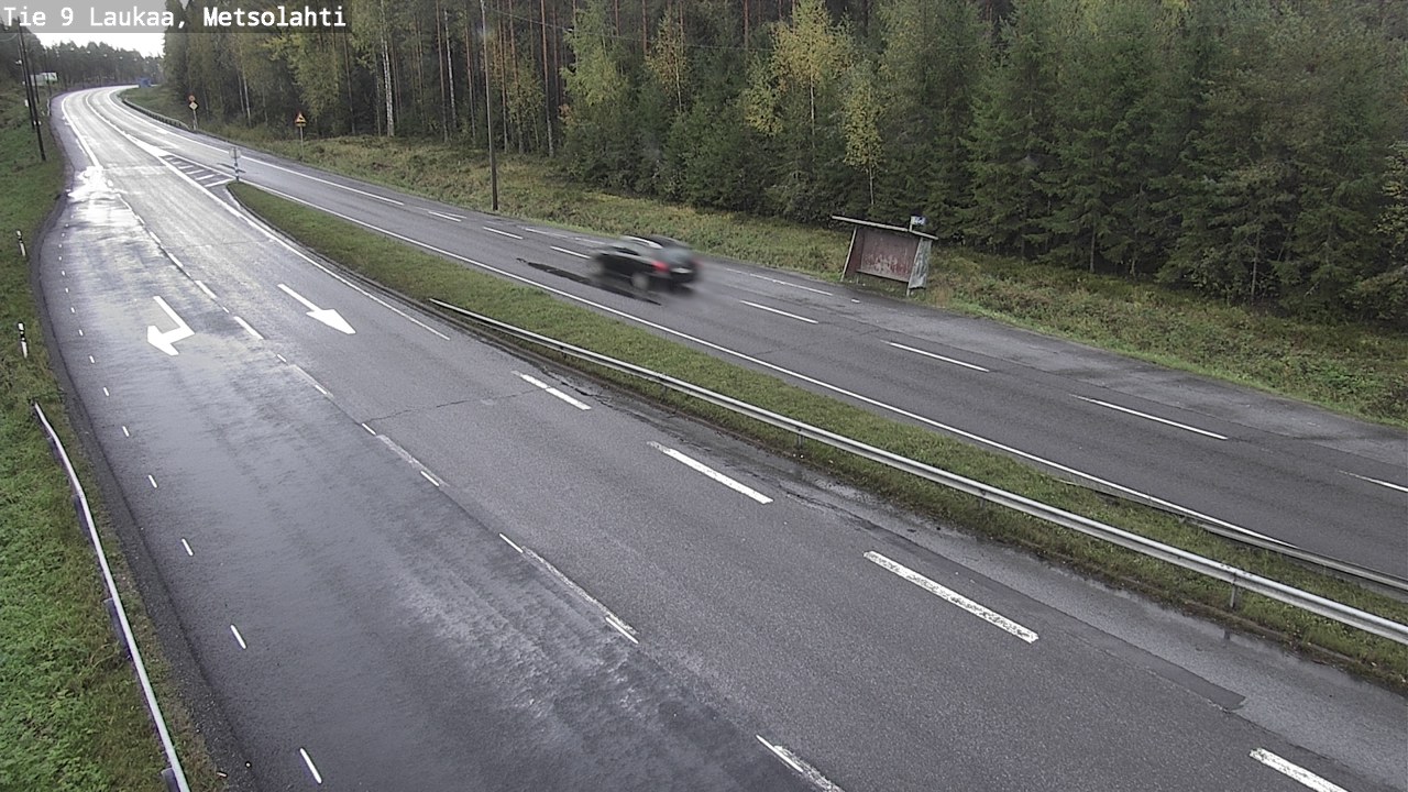 Weather Camera Image Väg 9 Laukaa, Metsolahti, Laukaa, Keski-Suomi