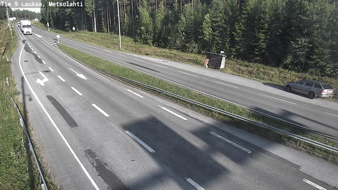 Weather Camera Image Väg 9 Laukaa, Metsolahti, Laukaa, Keski-Suomi