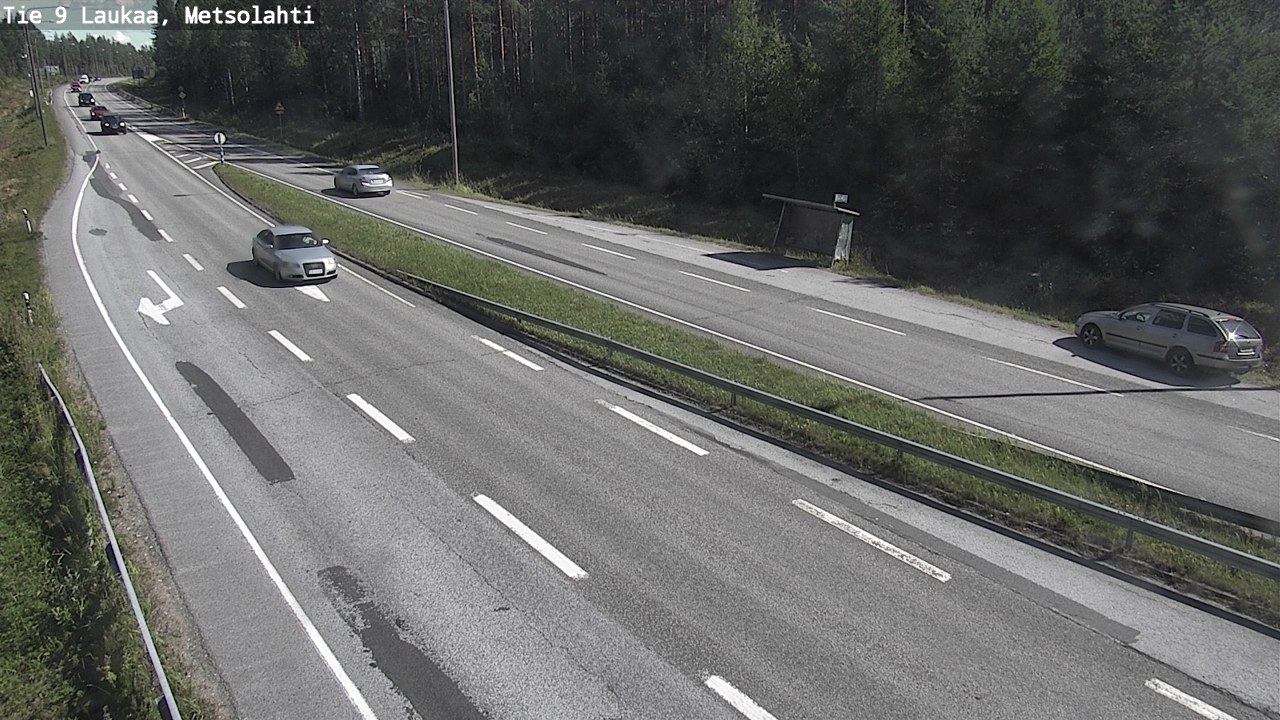 Weather Camera Image Väg 9 Laukaa, Metsolahti, Laukaa, Keski-Suomi