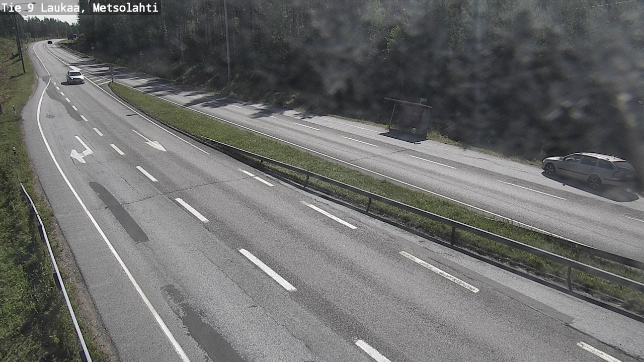 Weather Camera Image Väg 9 Laukaa, Metsolahti, Laukaa, Keski-Suomi