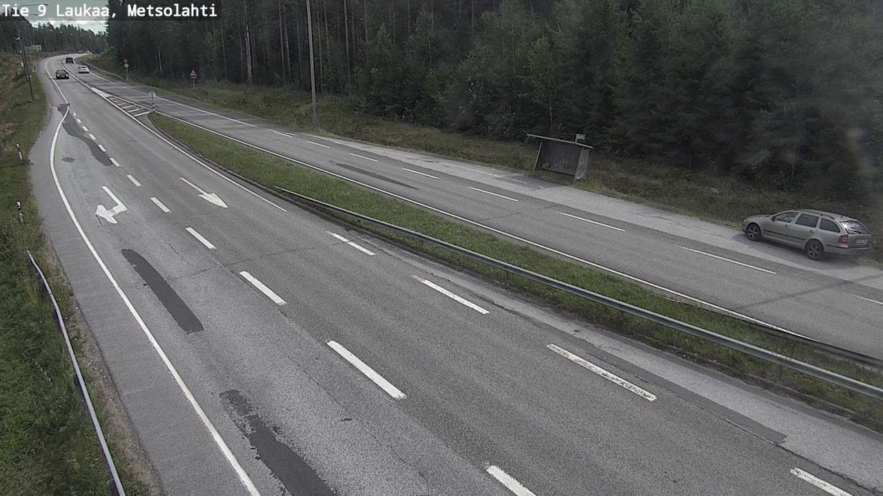 Weather Camera Image Väg 9 Laukaa, Metsolahti, Laukaa, Keski-Suomi
