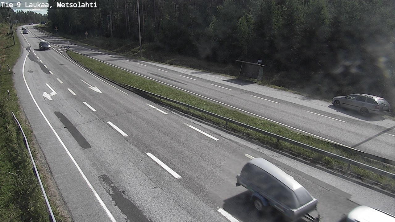 Weather Camera Image Väg 9 Laukaa, Metsolahti, Laukaa, Keski-Suomi