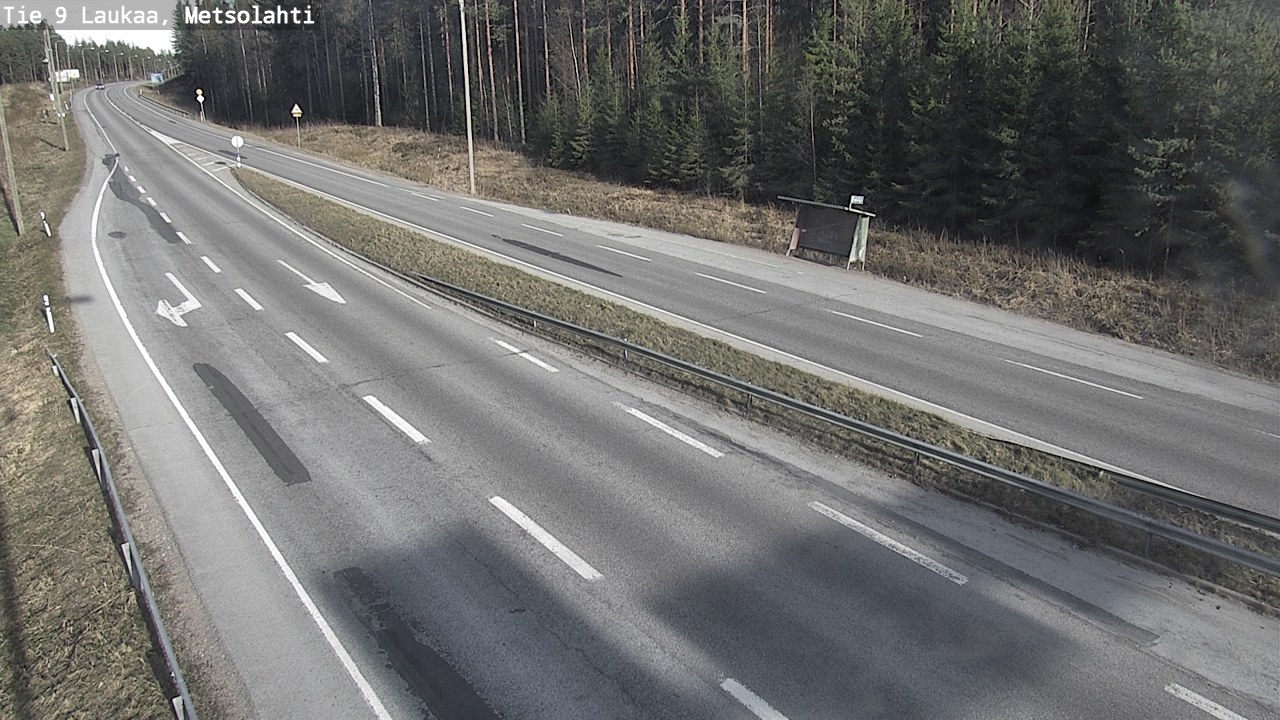 Weather Camera Image Väg 9 Laukaa, Metsolahti, Laukaa, Keski-Suomi