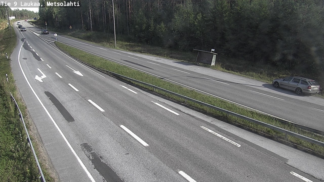 Weather Camera Image Väg 9 Laukaa, Metsolahti, Laukaa, Keski-Suomi