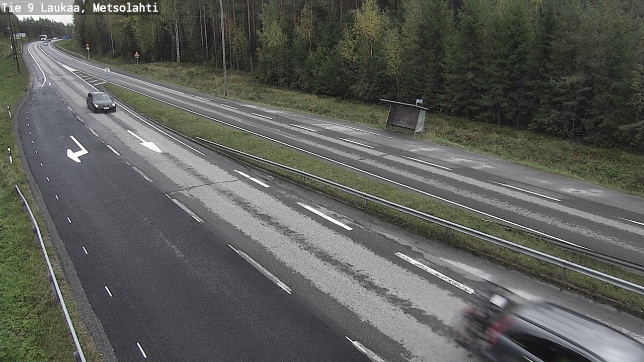Weather Camera Image Väg 9 Laukaa, Metsolahti, Laukaa, Keski-Suomi