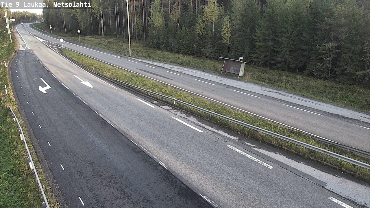 Weather Camera Image Väg 9 Laukaa, Metsolahti, Laukaa, Keski-Suomi