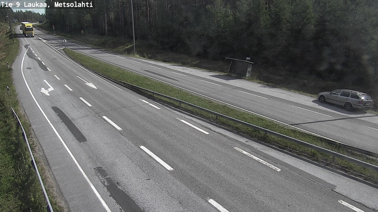 Weather Camera Image Väg 9 Laukaa, Metsolahti, Laukaa, Keski-Suomi